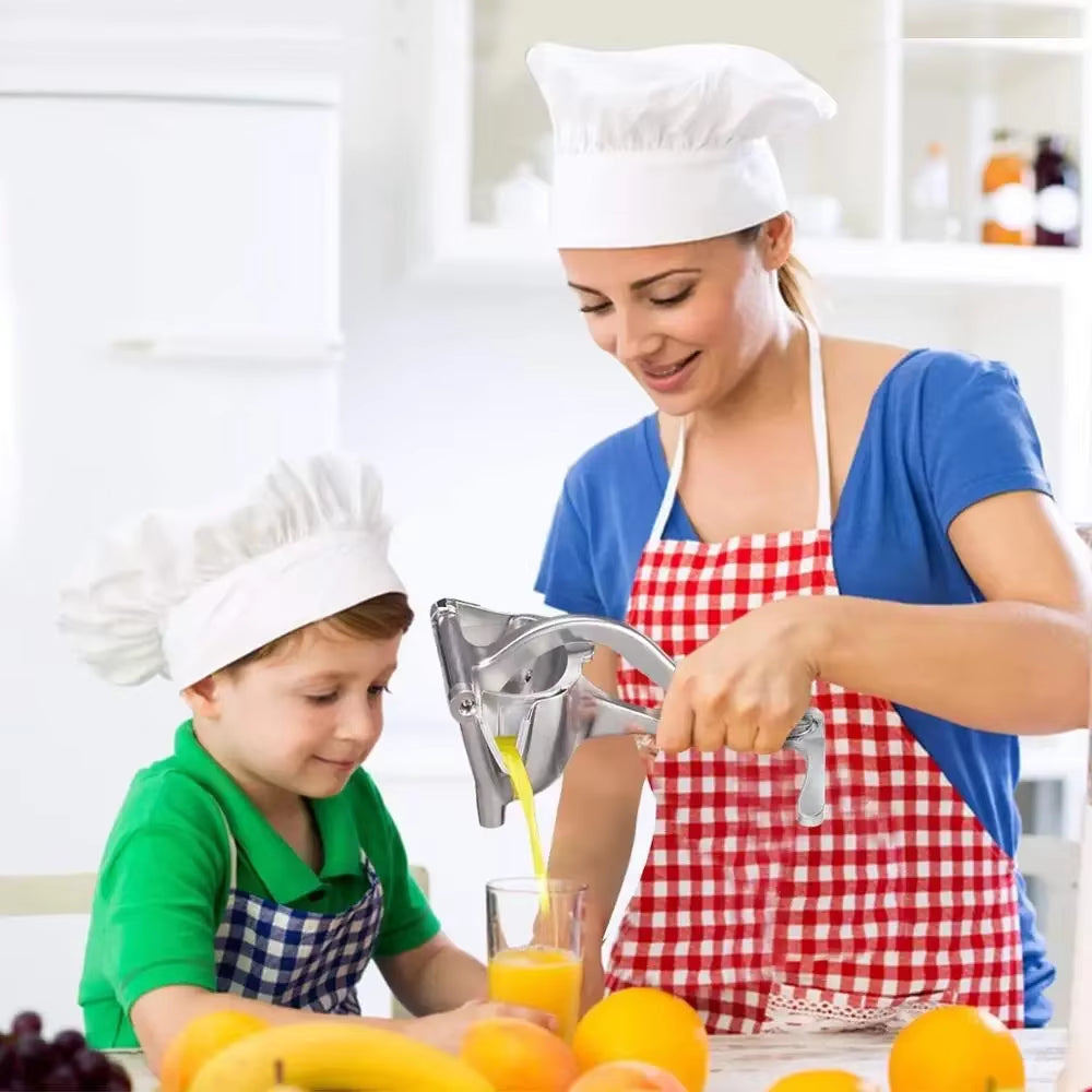 Manual Juice Squeezer Aluminum Alloy Hand Pressure Juicer Pomegranate Orange Lemon Sugar Cane Juice Kitchen Bar Fruit Tools Acce